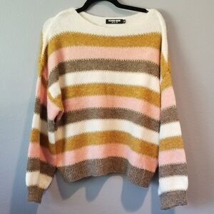 ASOS Fashion Union Striped Sweater Women's Size 6, Medium